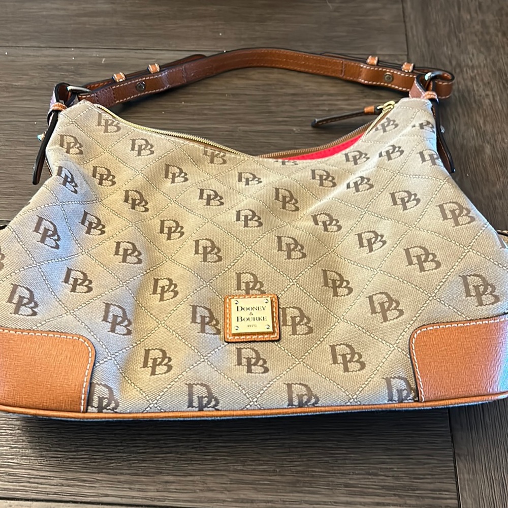 Authentic Dooney & Burke signature bag